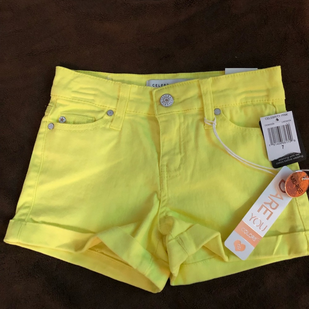 Celebrity Pink Girls Shorts